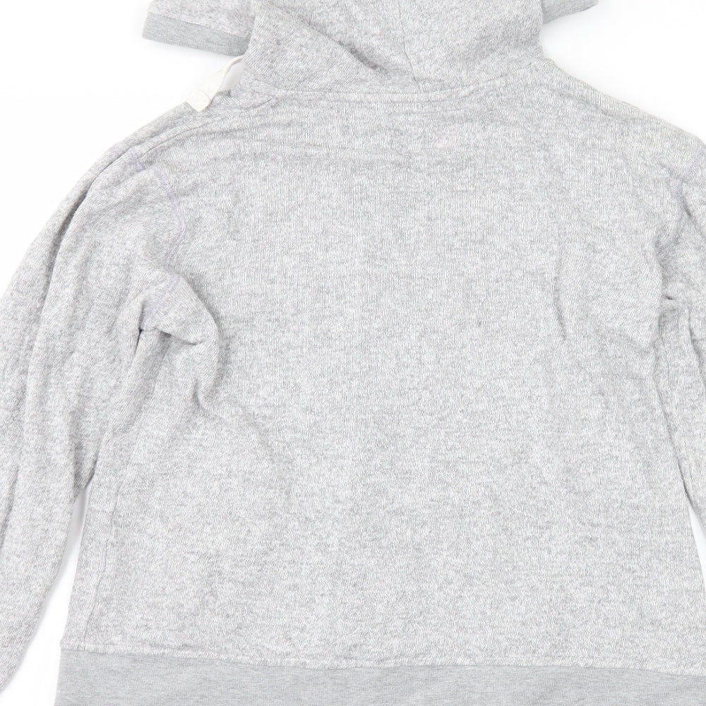 Voodoo Dolls Womens Grey   Full Zip Hoodie Size 14