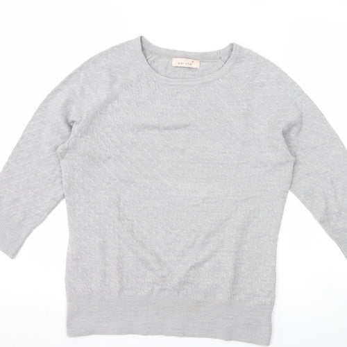 Per Una Womens Grey   Pullover Jumper Size 10