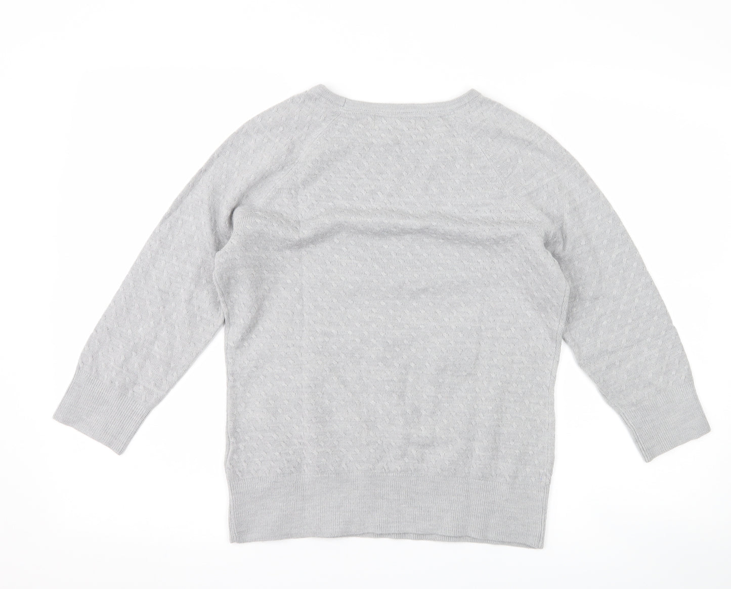 Per Una Womens Grey   Pullover Jumper Size 10