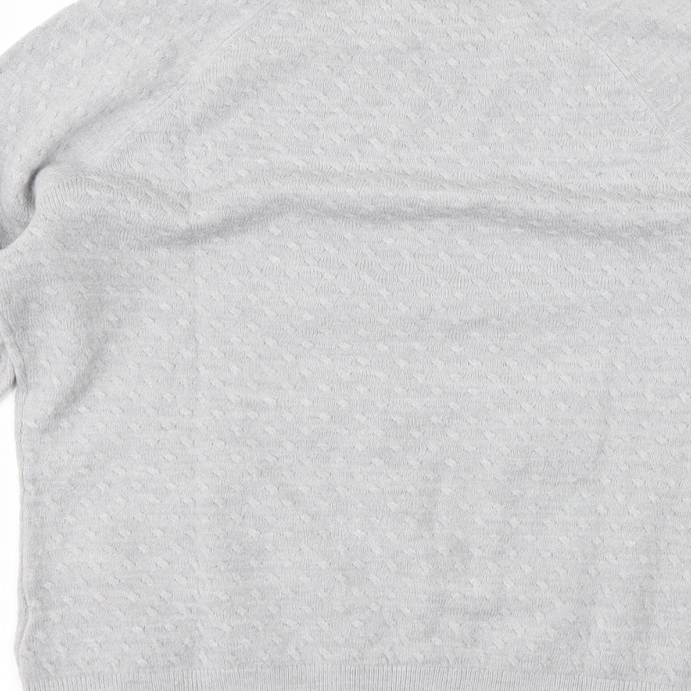 Per Una Womens Grey   Pullover Jumper Size 10