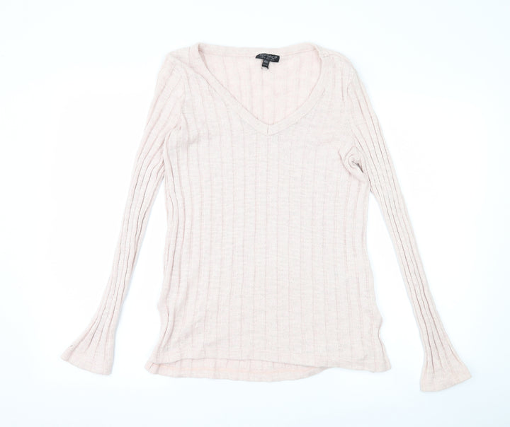 Topshop Womens Pink   Pullover Jumper Size 10