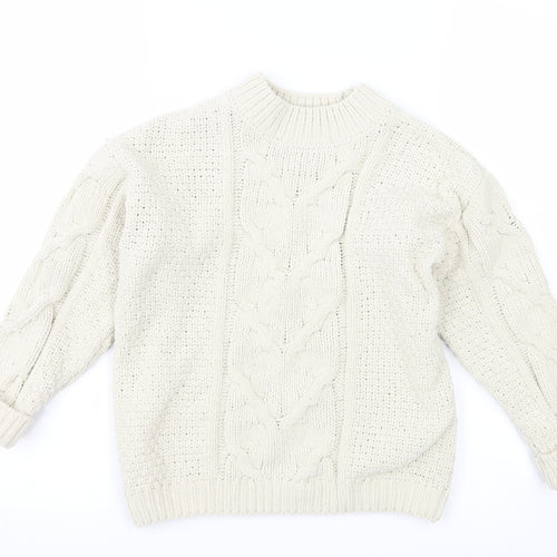 NEXT Girls Ivory   Pullover Jumper Size 6 Years