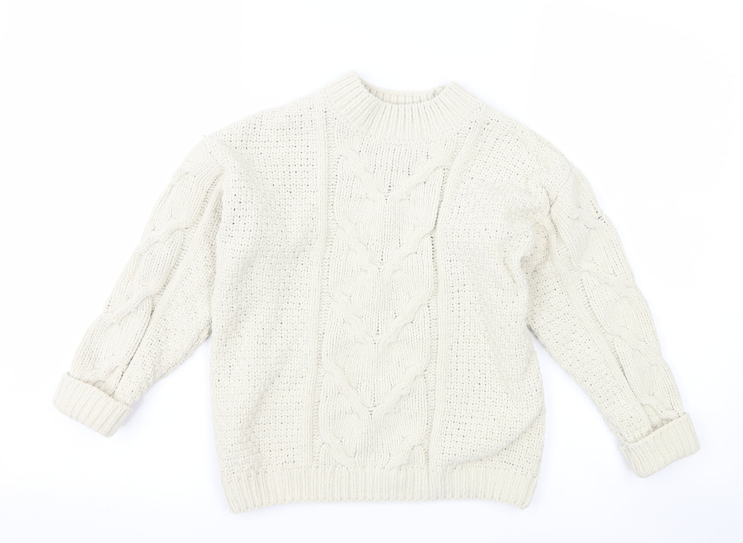 NEXT Girls Ivory   Pullover Jumper Size 6 Years
