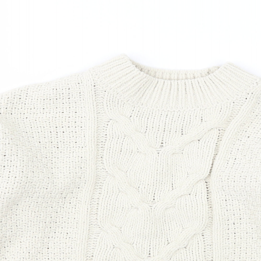 NEXT Girls Ivory   Pullover Jumper Size 6 Years