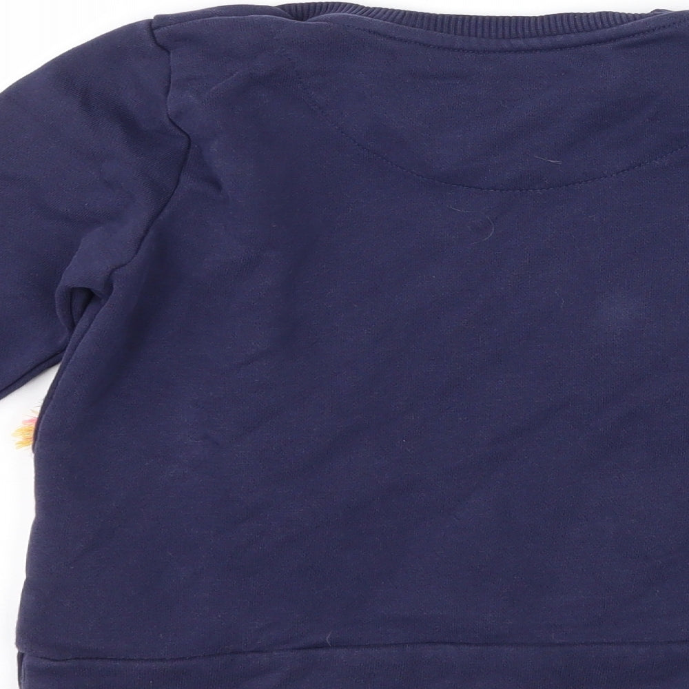 F&F Girls Blue   Pullover Sweatshirt Size 3-4 Years  - Unicorn