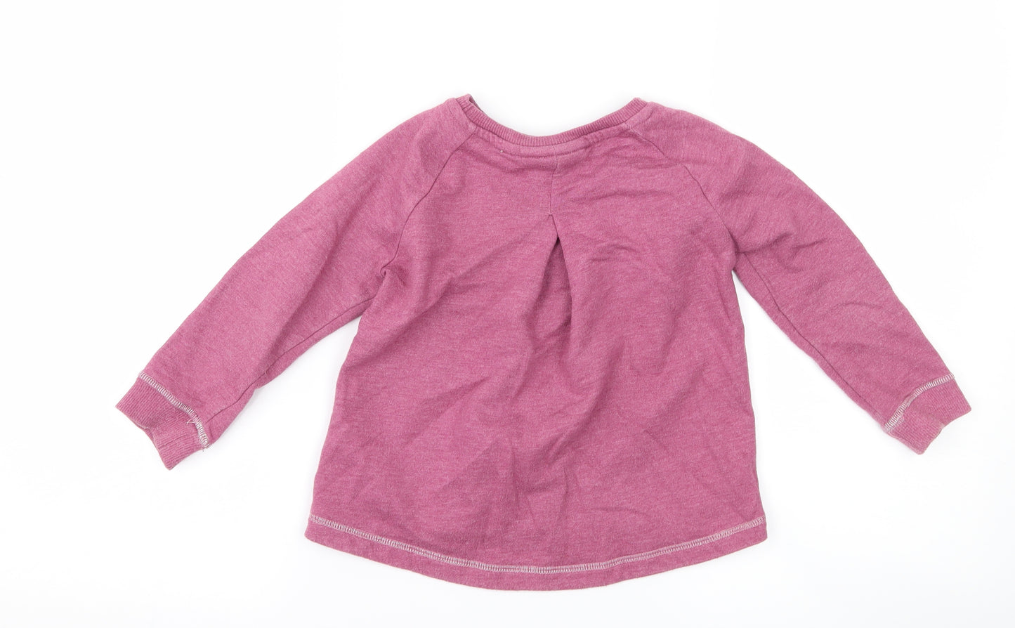 F&F Girls Purple   Pullover Sweatshirt Size 2-3 Years  - Snowflake