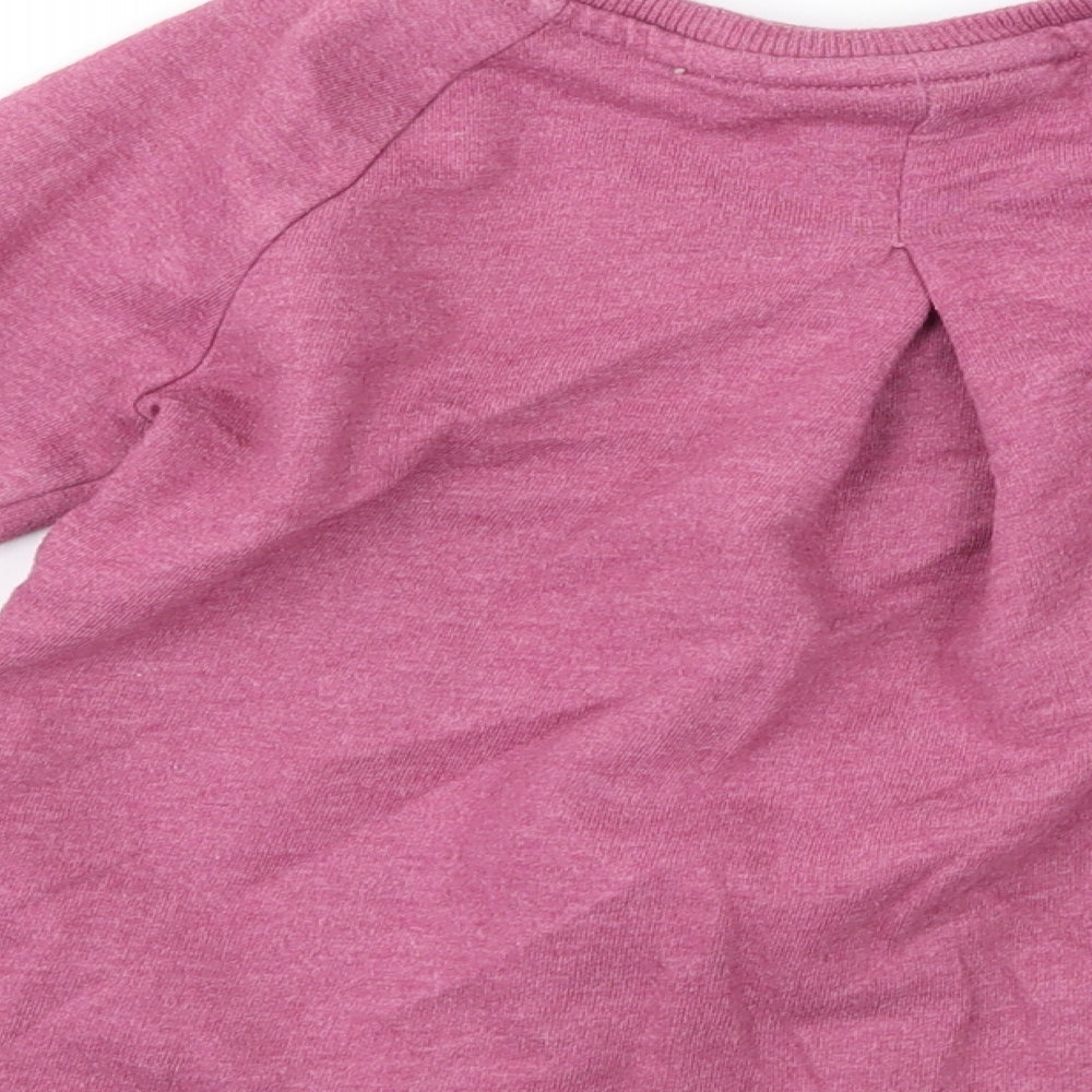 F&F Girls Purple   Pullover Sweatshirt Size 2-3 Years  - Snowflake