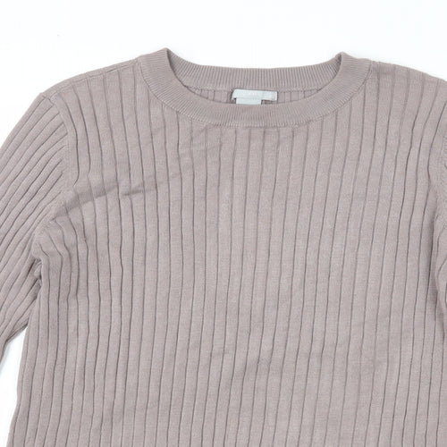 H&M Womens Grey   Pullover Jumper Size M