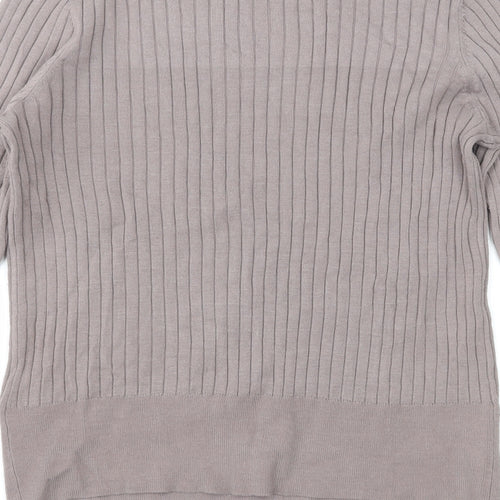 H&M Womens Grey   Pullover Jumper Size M