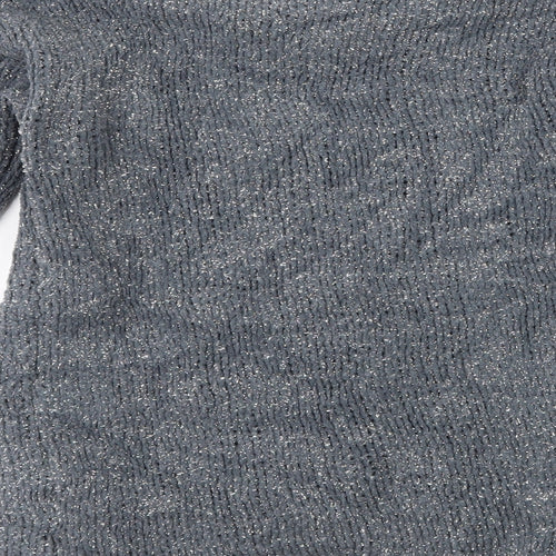 Primark Girls Grey   Pullover Jumper Size 8-9 Years
