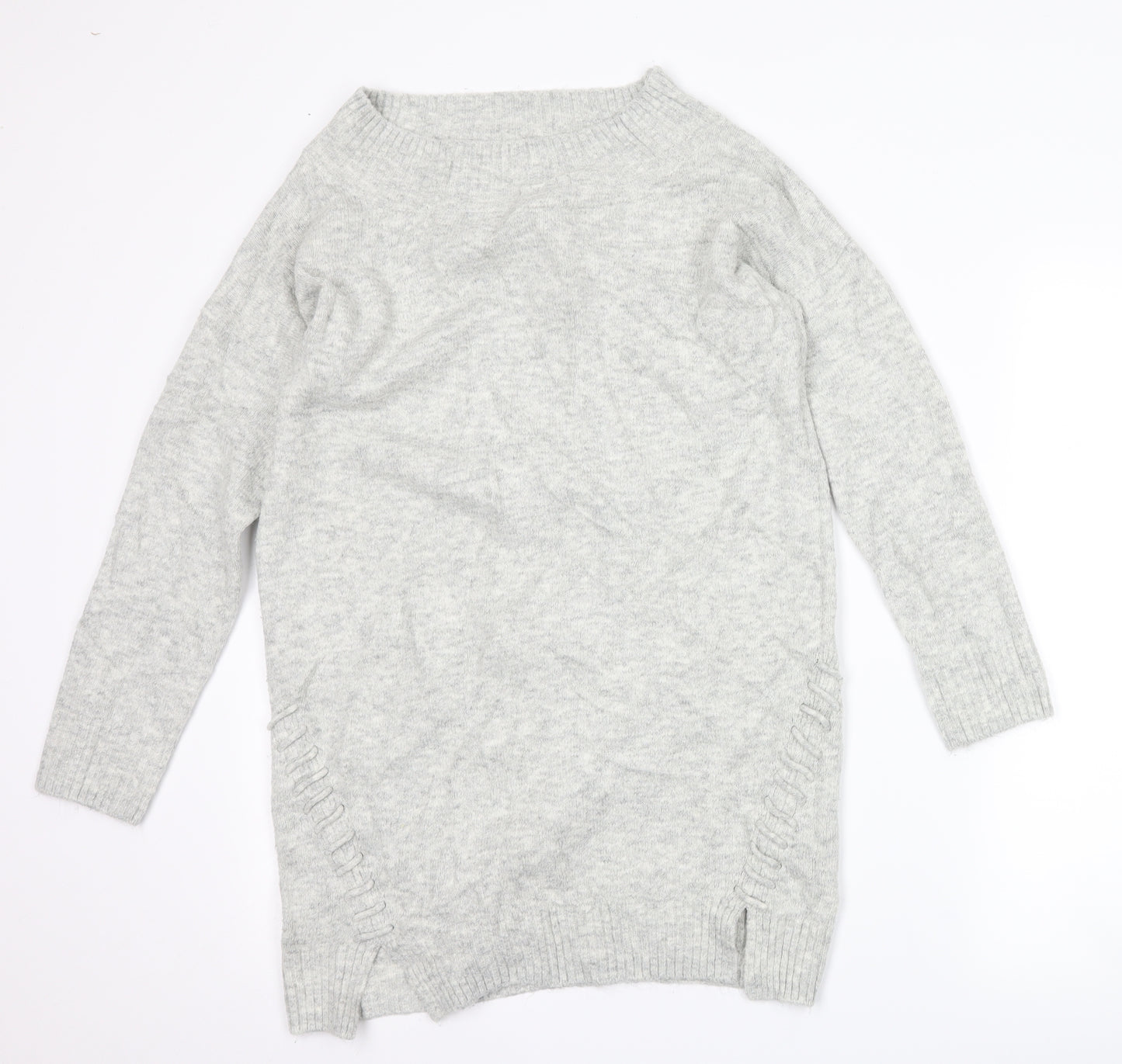 Miss Selfridge Womens Grey   Jumper Dress  Size 8