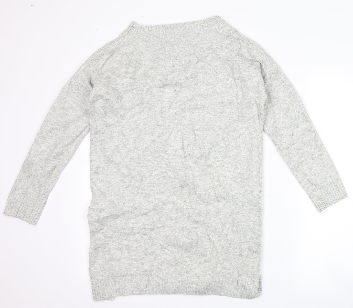 Miss Selfridge Womens Grey   Jumper Dress  Size 8