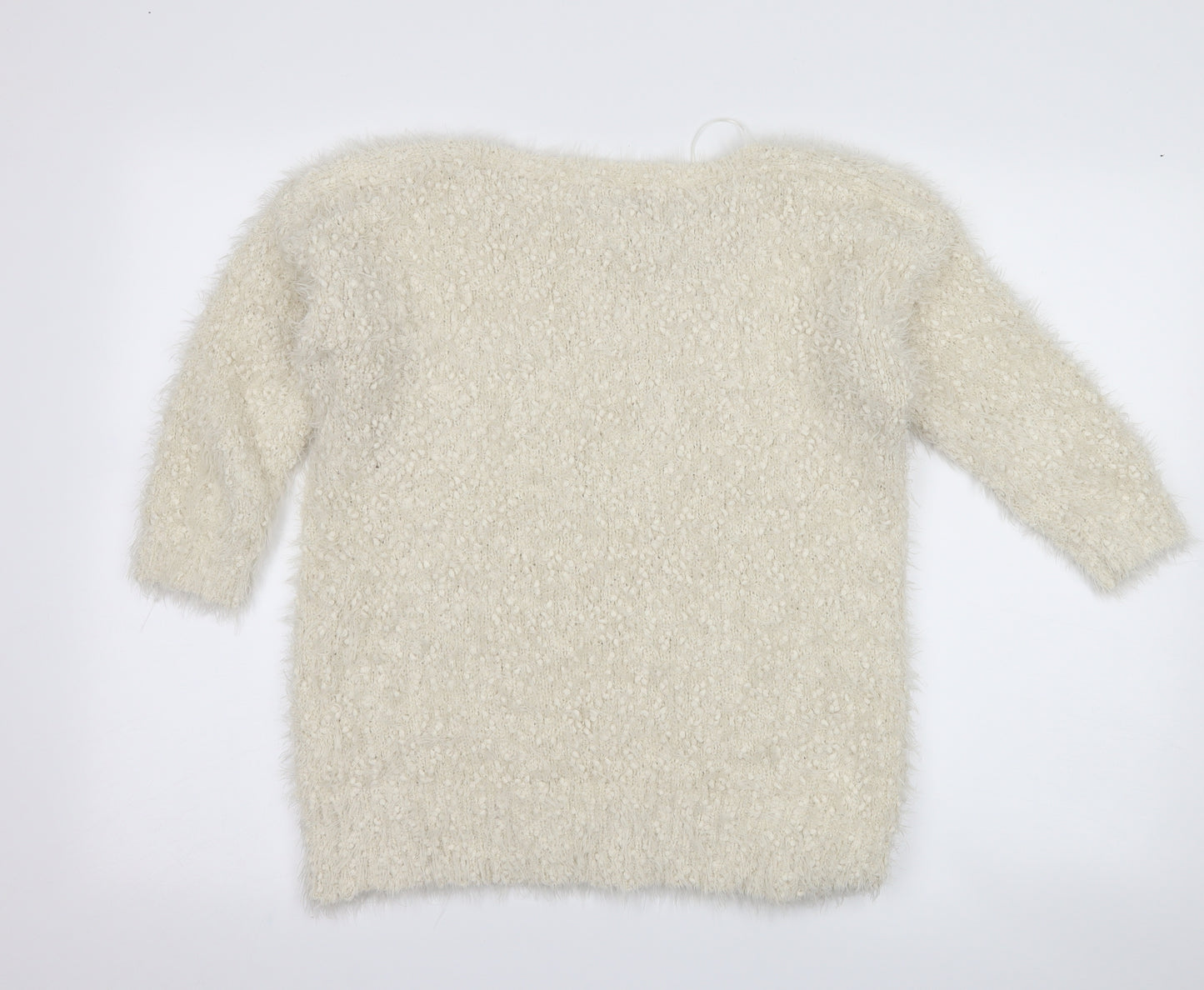 David Emanuel Womens Ivory   Pullover Jumper Size M