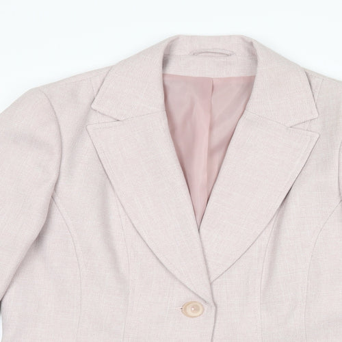 Dorothy Perkins Womens Pink   Jacket Suit Jacket Size 14