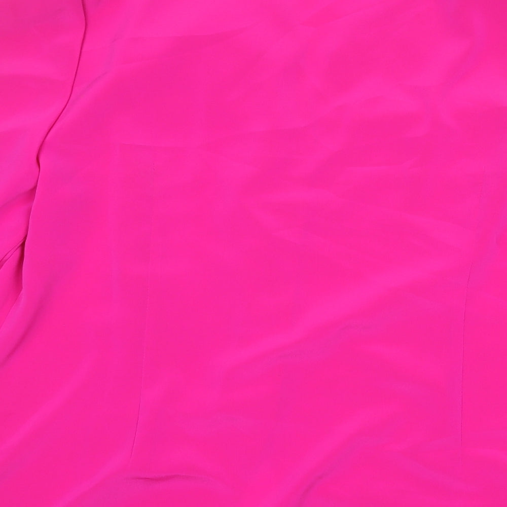 Hermann Lange Womens Pink   Jacket  Size 10