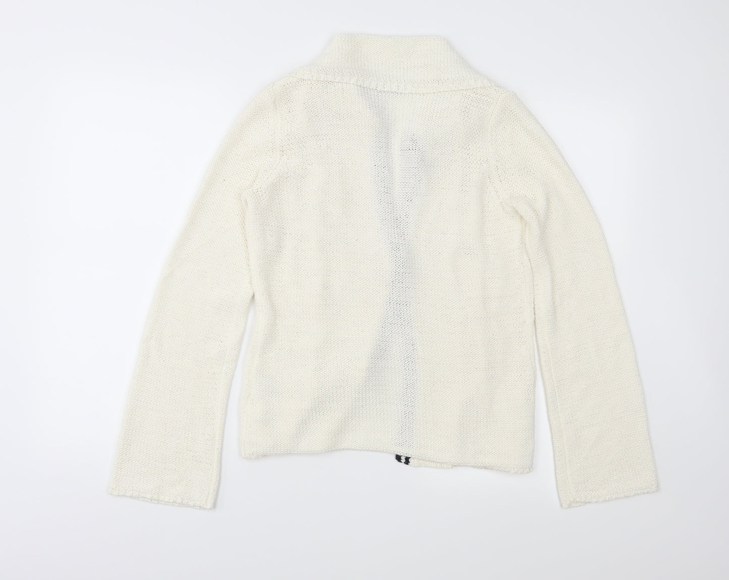 Principles Womens Ivory  Knit Cardigan Jumper Size 12