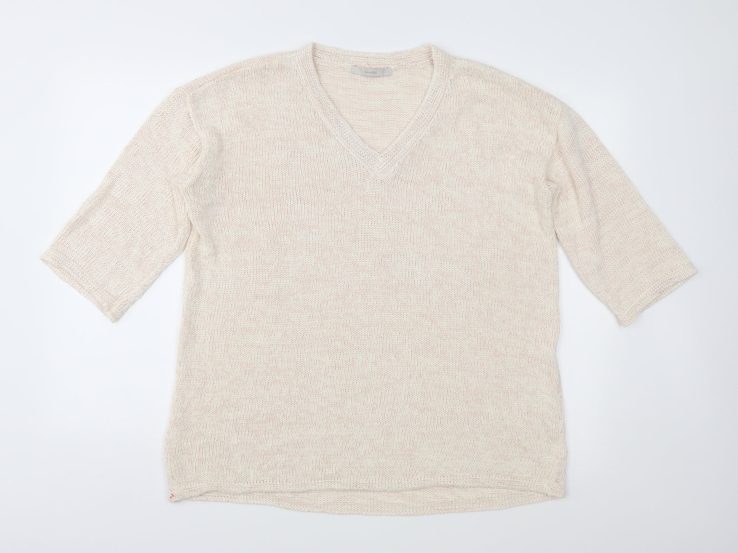 George Womens Pink  Knit Pullover Jumper Size 16