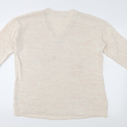 George Womens Pink  Knit Pullover Jumper Size 16