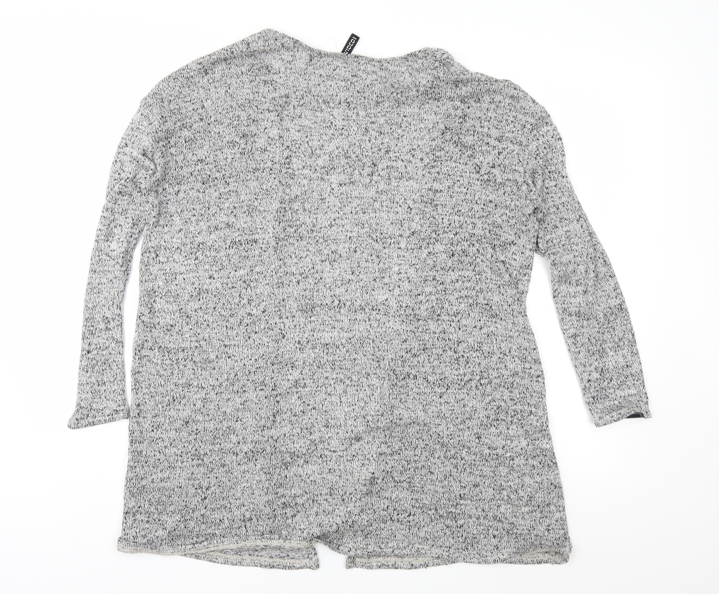 H&M Womens Grey  Knit Cardigan Jumper Size S