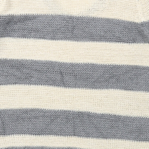 Oasis Womens Grey  Knit Pullover Jumper Size XS