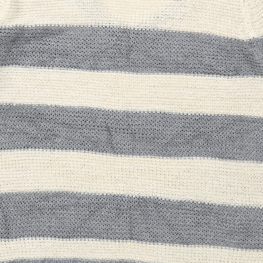 Oasis Womens Grey  Knit Pullover Jumper Size XS