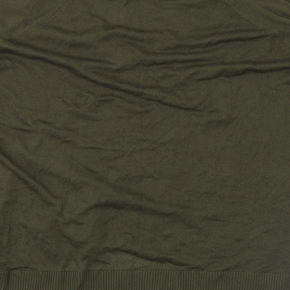 H&M Womens Green  Knit Pullover Jumper Size L
