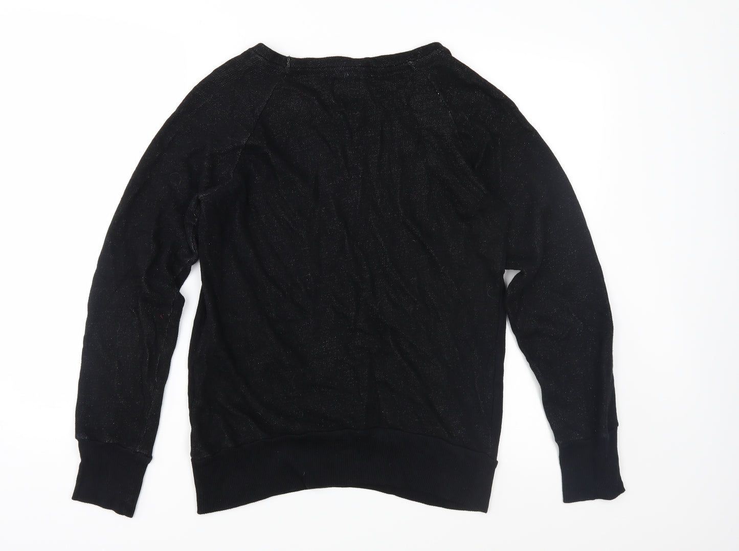 Zara Womens Black  Knit Pullover Jumper Size M