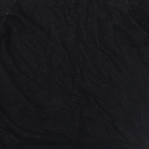 Zara Womens Black  Knit Pullover Jumper Size M