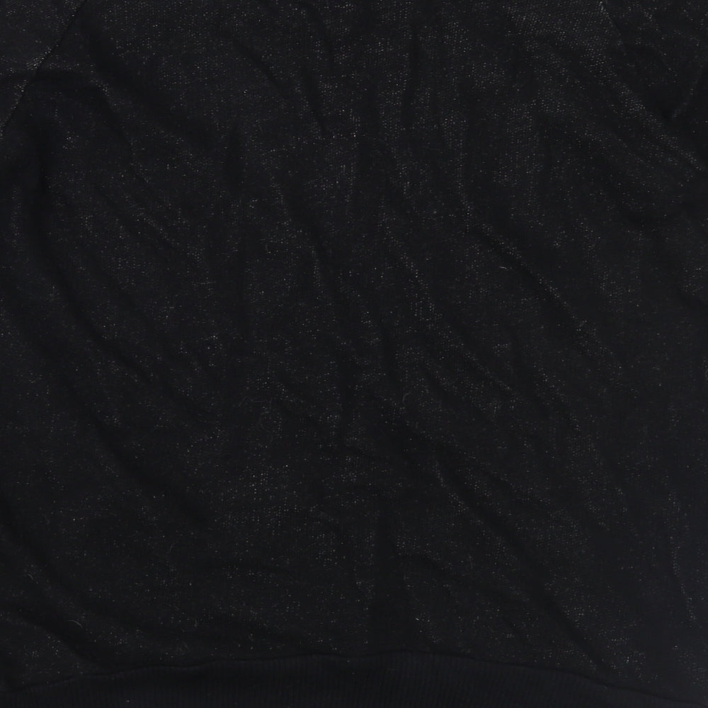Zara Womens Black  Knit Pullover Jumper Size M