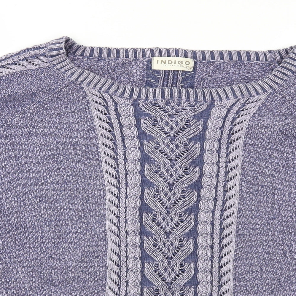 Marks and Spencer Womens Purple  Knit Pullover Jumper Size 18