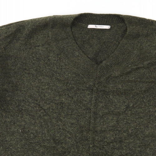 TU Womens Green  Knit Pullover Jumper Size 12