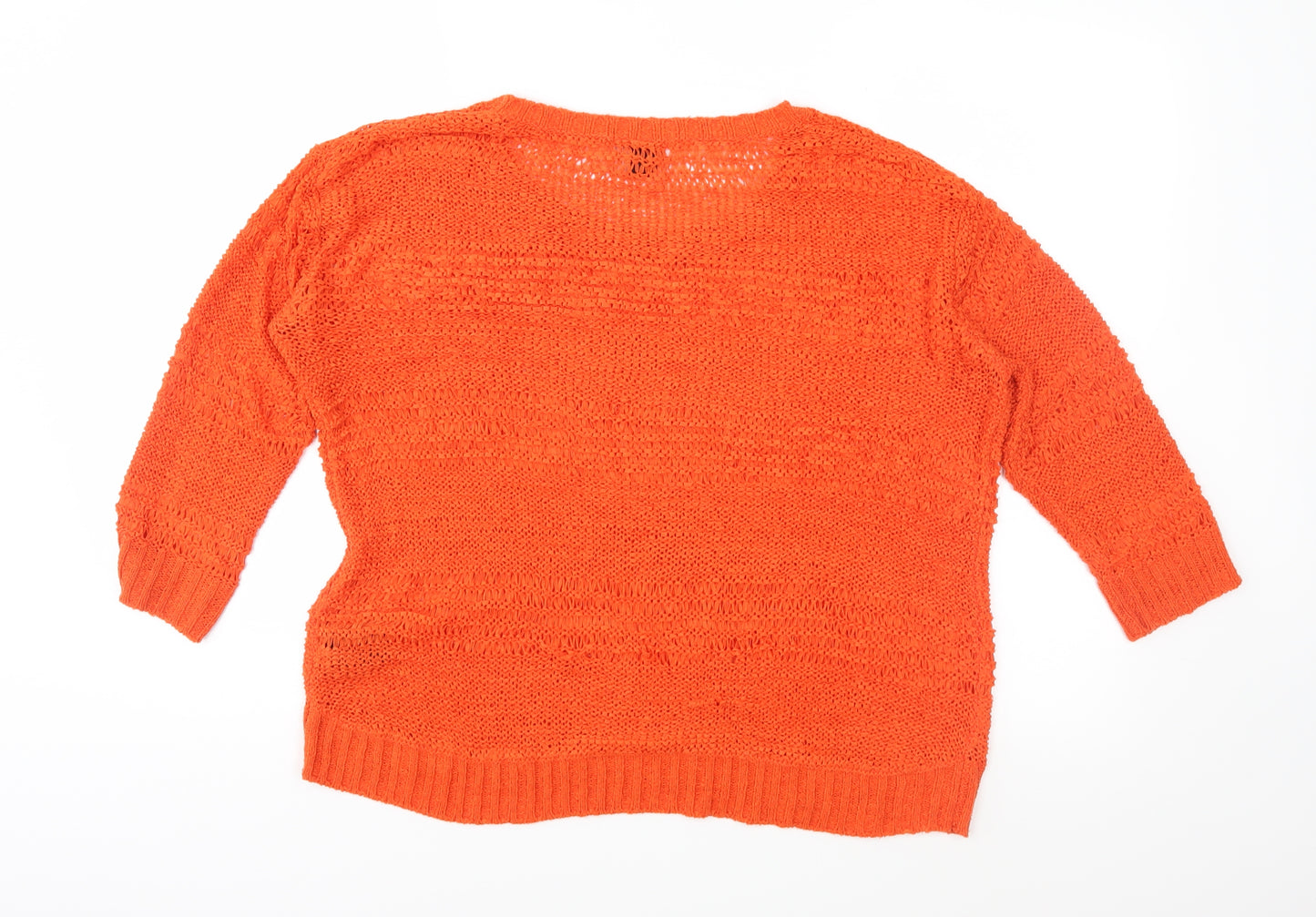 H&M Womens Red  Knit Pullover Jumper Size S