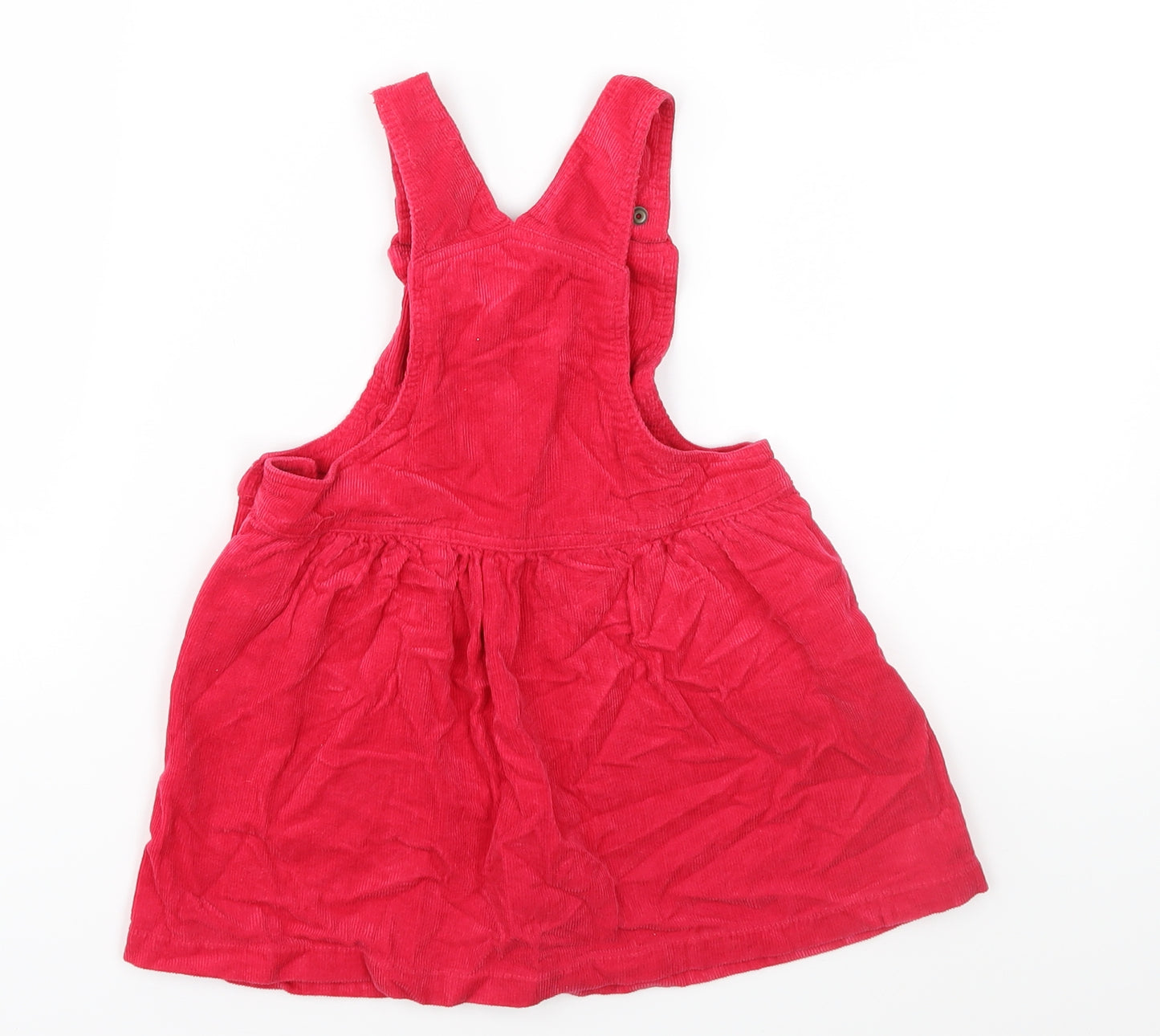 Mothercare Girls Pink  Corduroy Pinafore/Dungaree Dress  Size 3-4 Years