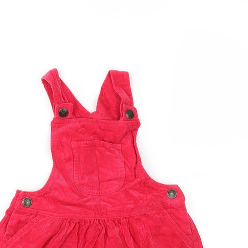 Mothercare Girls Pink  Corduroy Pinafore/Dungaree Dress  Size 3-4 Years