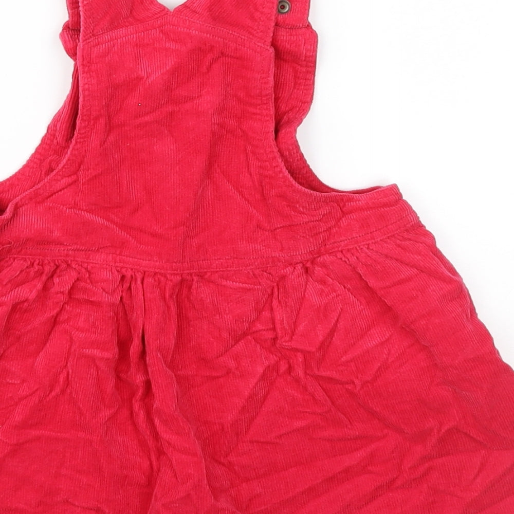 Mothercare Girls Pink  Corduroy Pinafore/Dungaree Dress  Size 3-4 Years