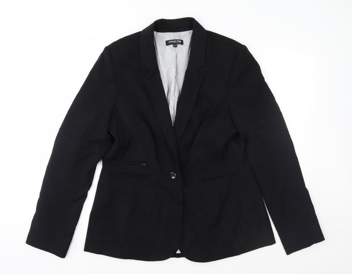 Debenhams Womens  Spotted  Jacket Suit Jacket Size 14