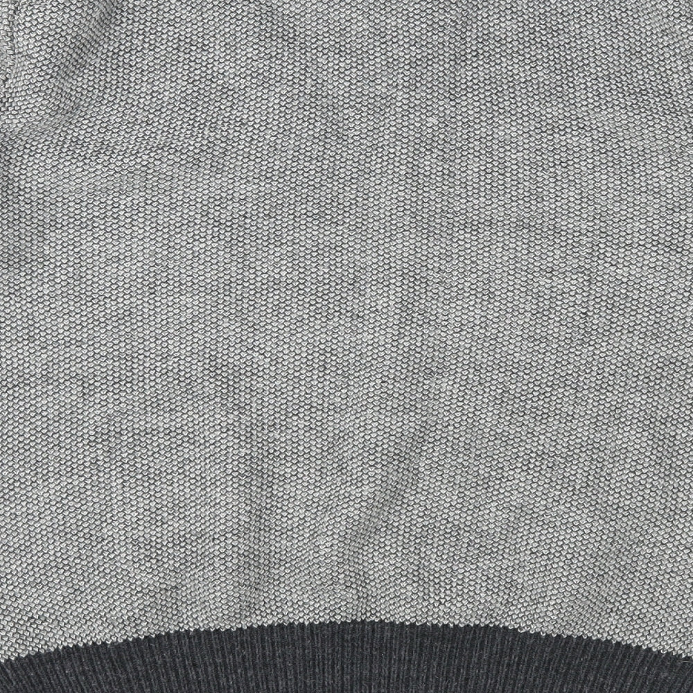 Threadbare Mens Grey  Knit Pullover Jumper Size L