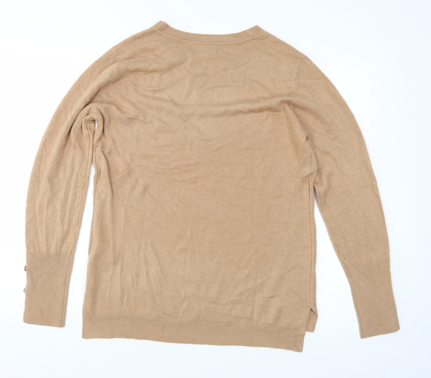 Primark Womens Brown  Knit Pullover Jumper Size M