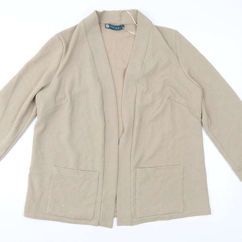 Amber Womens Brown   Jacket  Size 16
