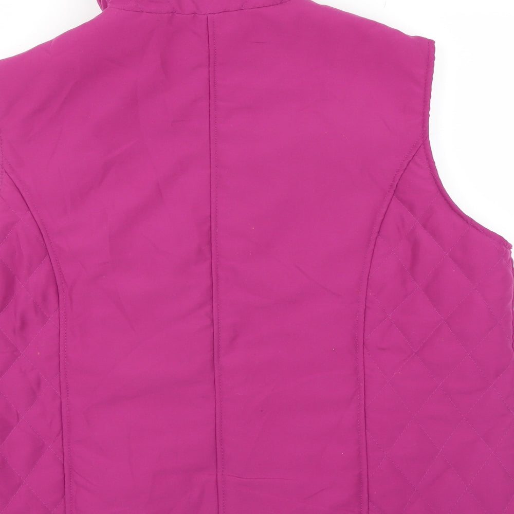 EWM Womens Pink   Gilet Jacket Size M