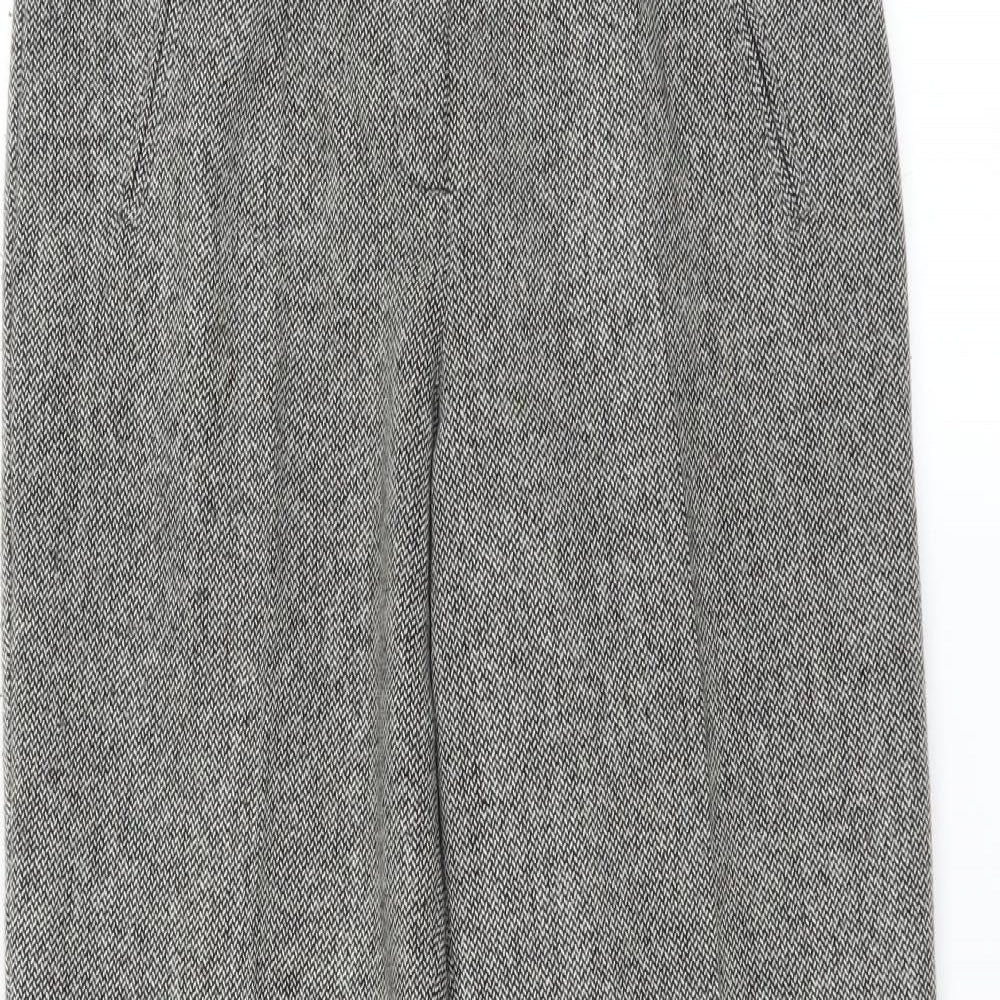 Marks and Spencer Womens Grey   Trousers  Size 8 L26 in