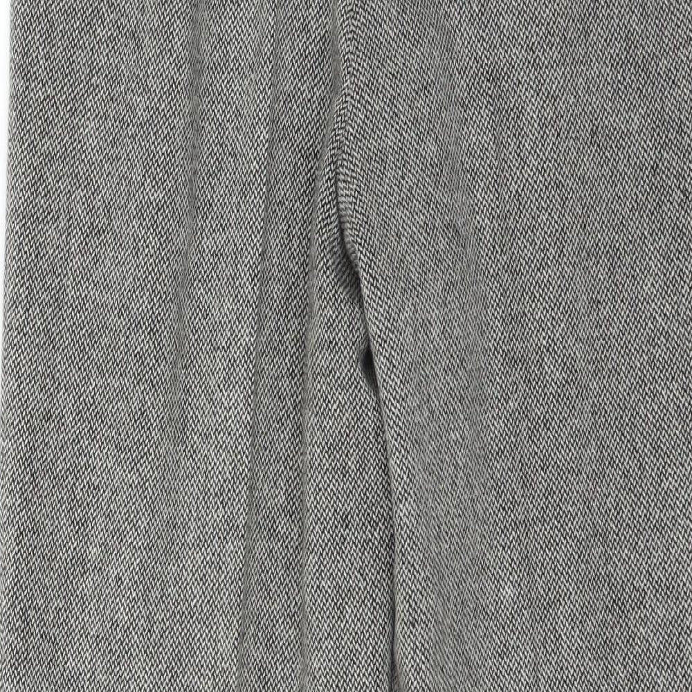 Marks and Spencer Womens Grey   Trousers  Size 8 L26 in