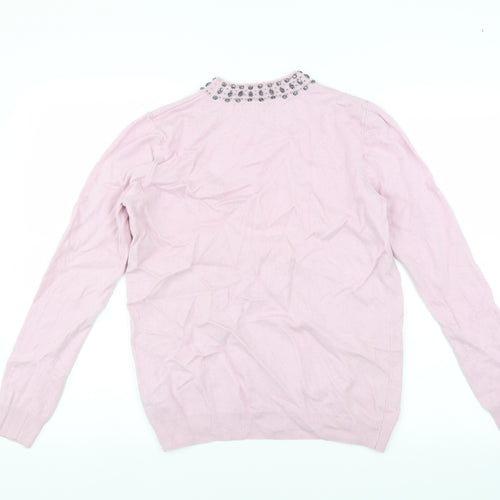 Belle Vere Womens Pink   Pullover Jumper Size XL