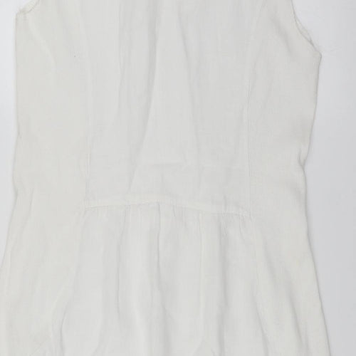 Preworn Womens White   Sheath  Size M