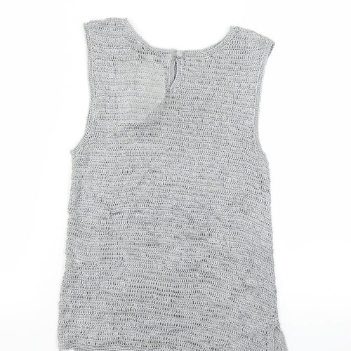 diagram Womens Grey   Pullover Jumper Size 12  - sequins