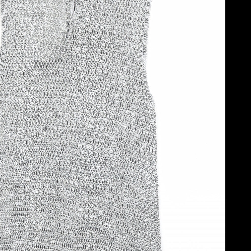 diagram Womens Grey   Pullover Jumper Size 12  - sequins