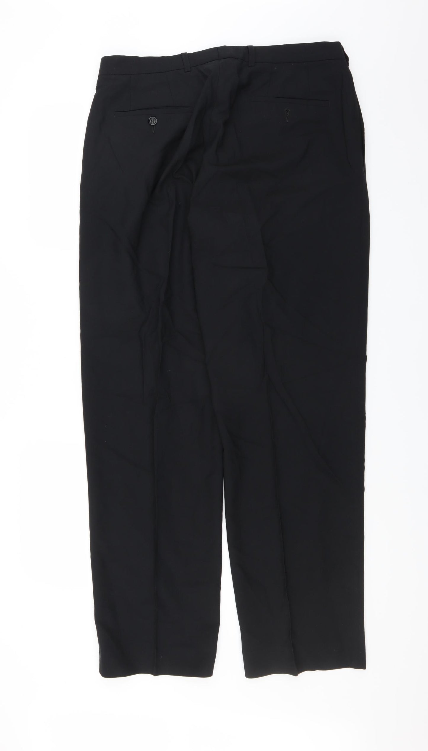NEXT Mens Black   Trousers  Size 34 in L32 in