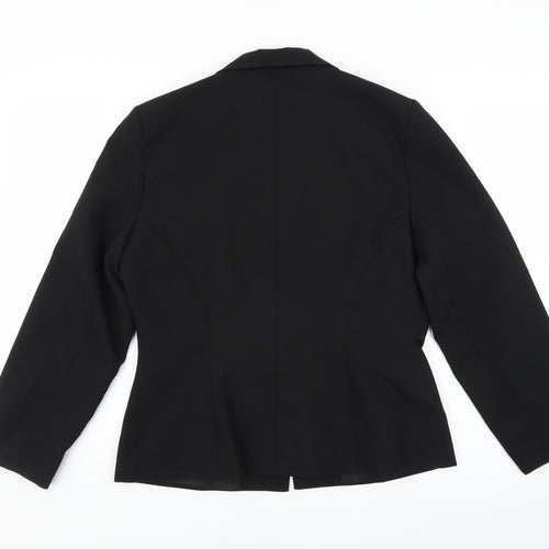 ECCO Womens Black   Jacket Suit Jacket Size 14