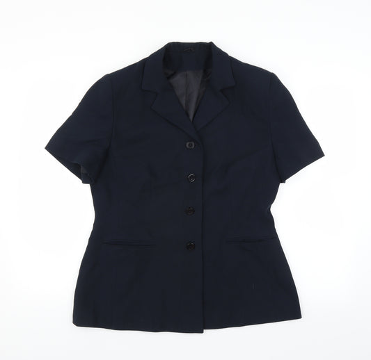 Front view of Principles women’s blue jacket suit jacket, size UK 16
