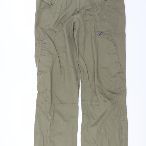 Nike Mens Green   Cargo Trousers Size L L32 in